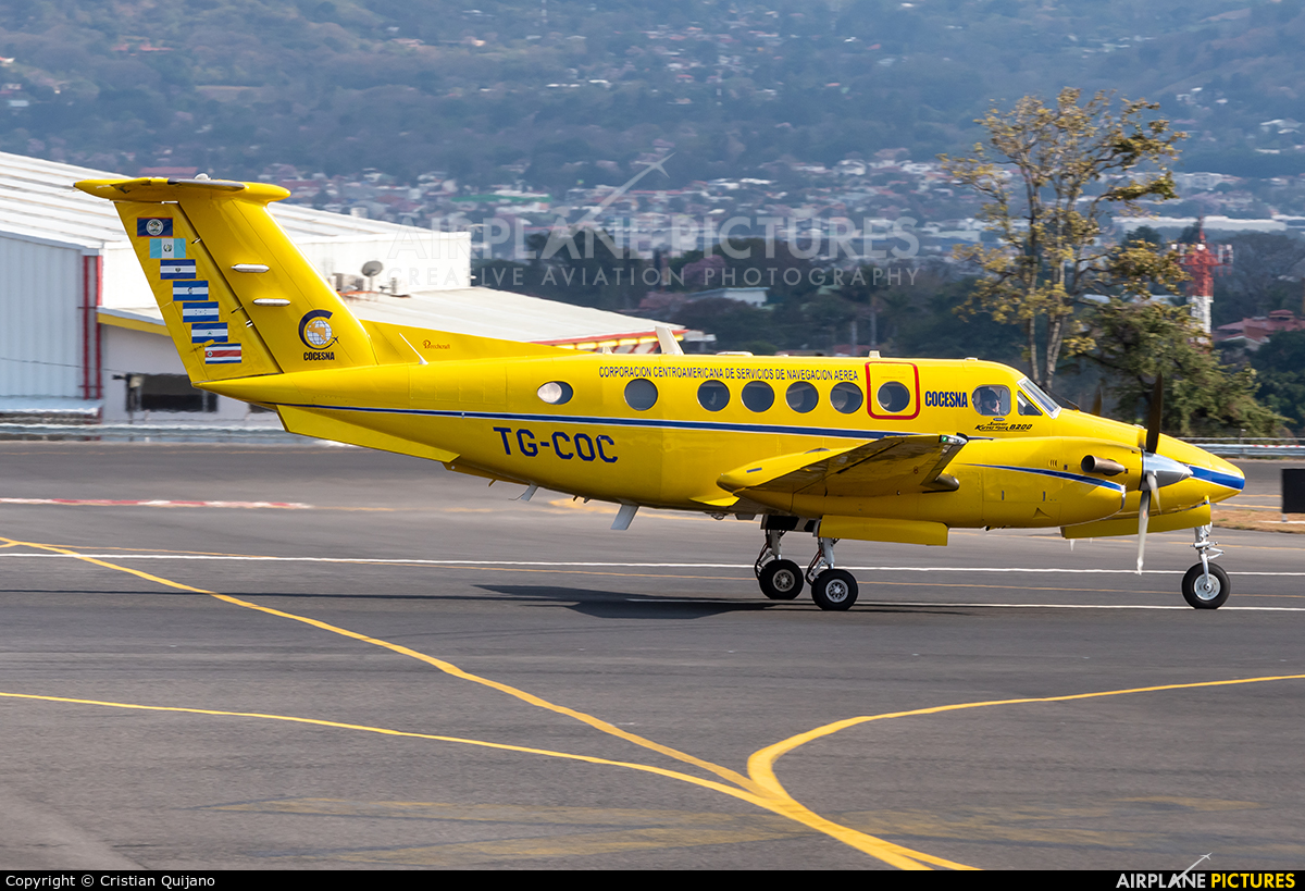 COCESNA TG-COC aircraft at San Jose - Juan Santamaría Intl