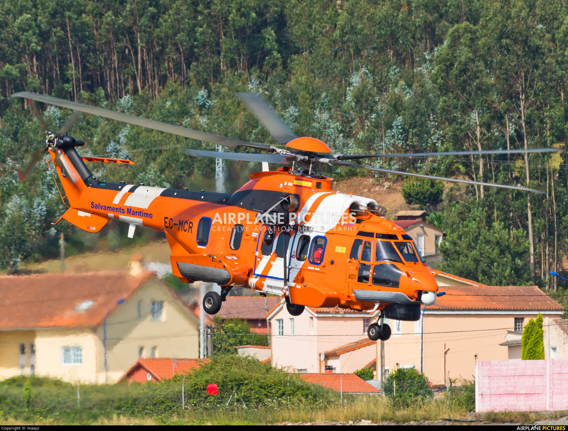 Spain - Coast Guard EC-MCR aircraft at La Coruña