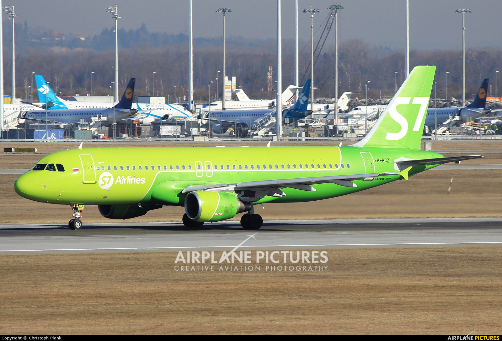 S7 Airlines VP-BCZ aircraft at Munich