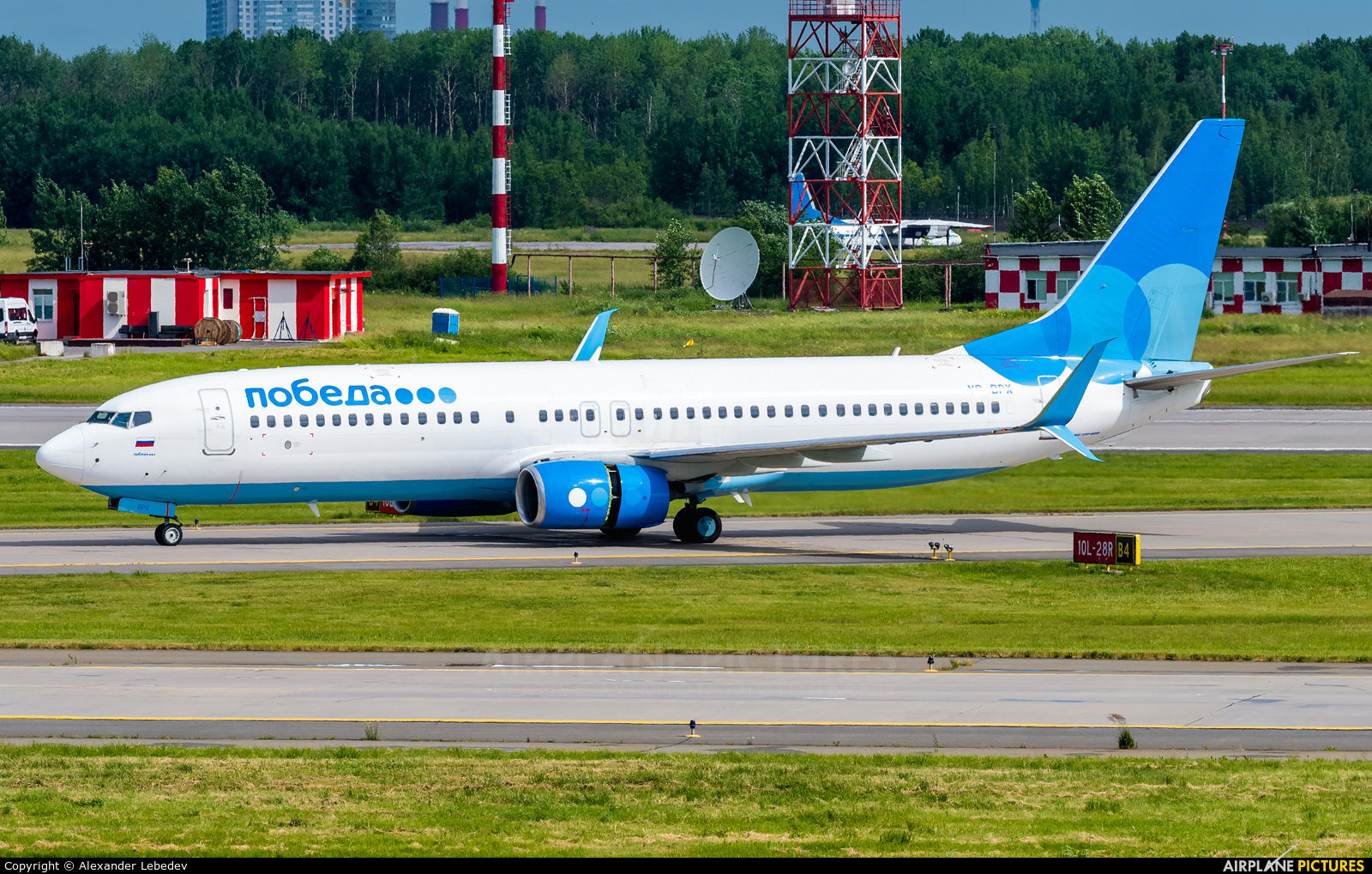 Pobeda VP-BPX aircraft at St. Petersburg - Pulkovo