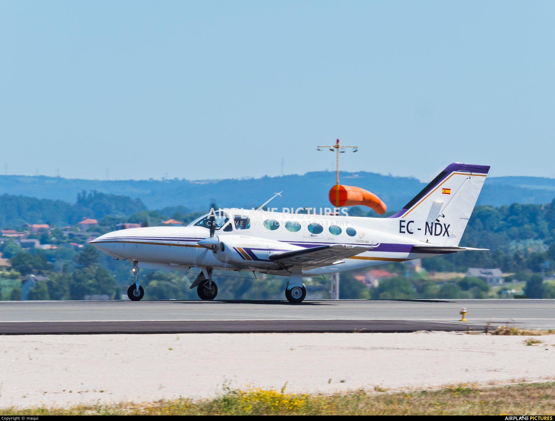 Servicios Politecnicos Aereos - SPASA EC-NDX aircraft at La Coruña