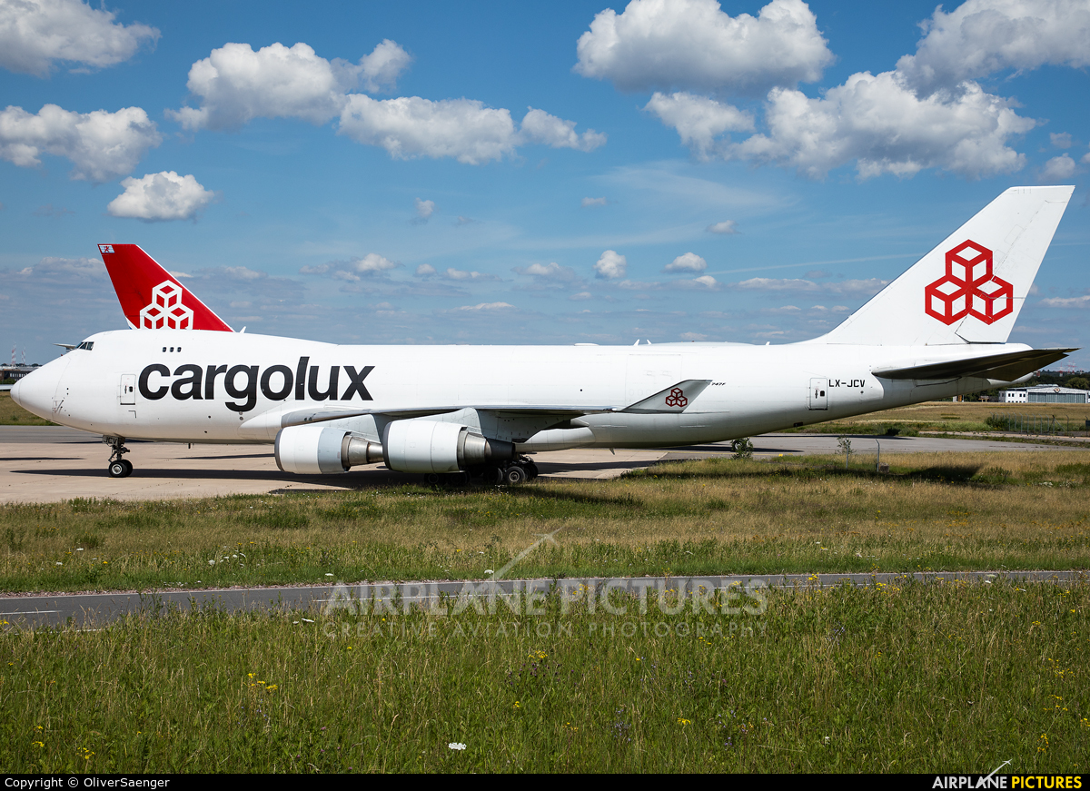 Cargolux LX-JCV aircraft at Luxembourg - Findel