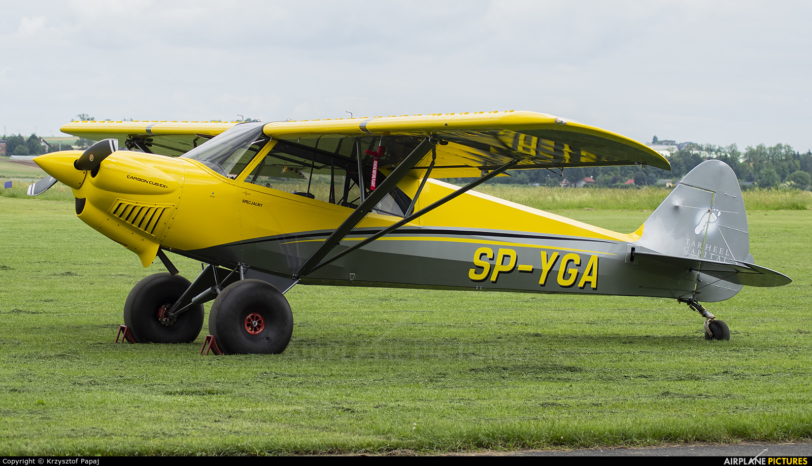 Private SP-YGA aircraft at Kraków - Pobiednik Wielki