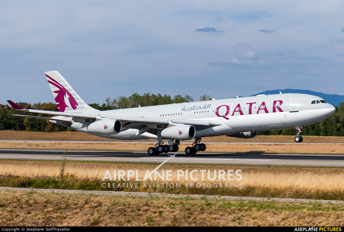 Qatar Amiri Flight A7-HHK aircraft at Basel - Mulhouse- Euro