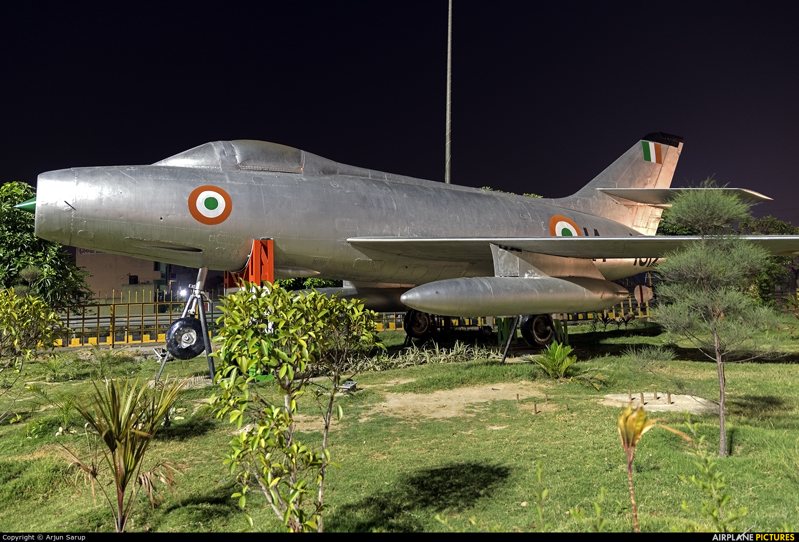 India - Air Force IA1012 aircraft at Off Airport - India