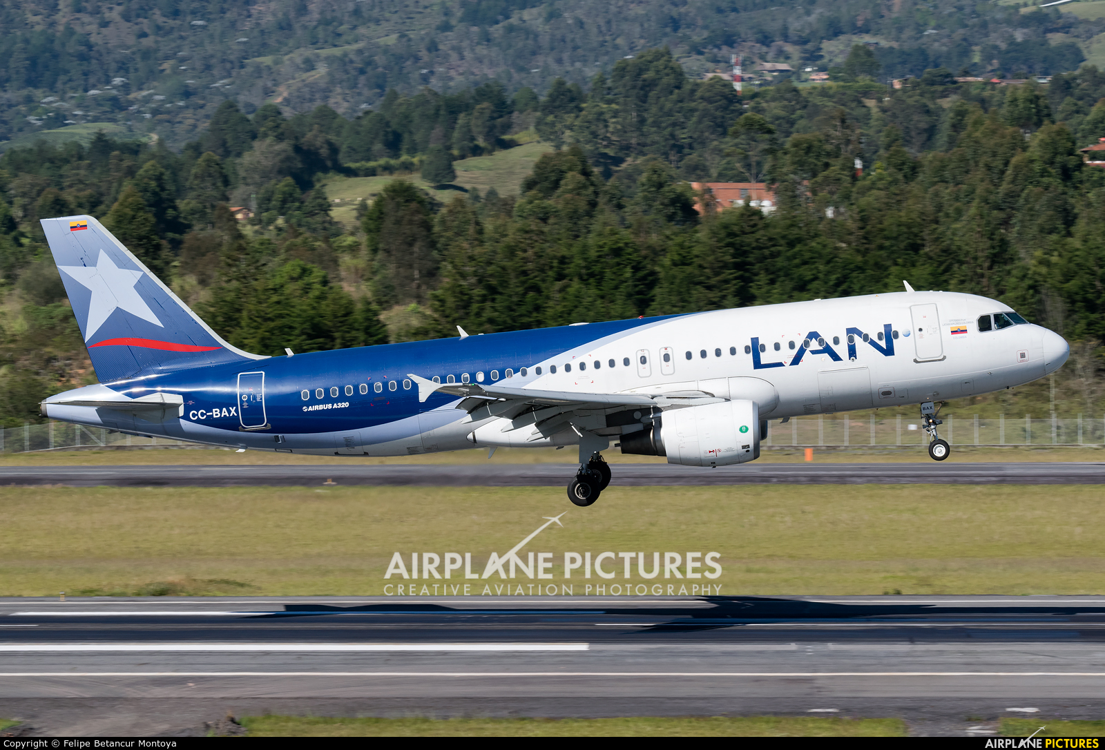LAN Airlines CC-BAX aircraft at Medellin - Jose Maria Cordova Intl