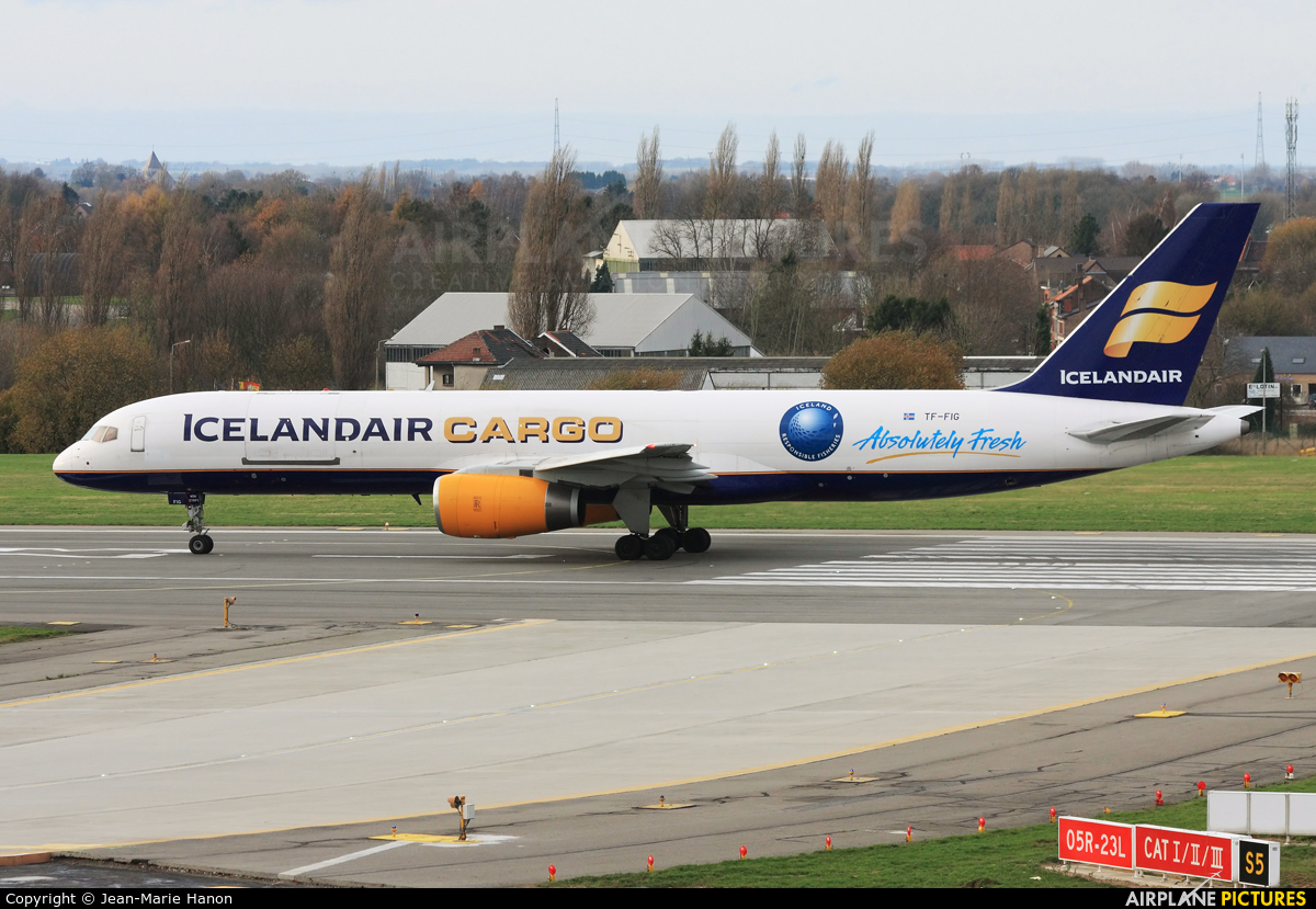 Icelandair Cargo TF-FIG aircraft at Liège-Bierset