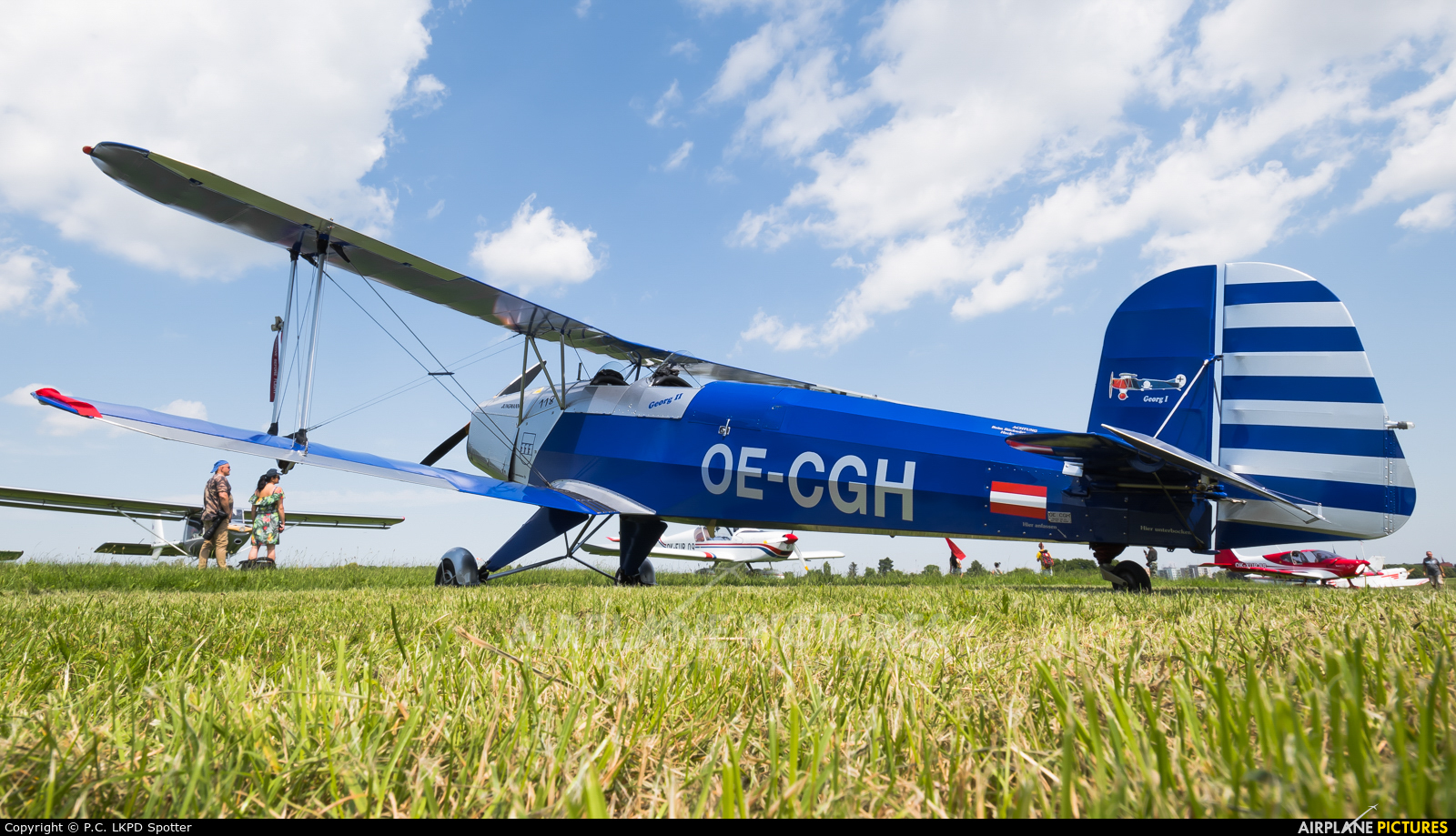 Private OE-CGH aircraft at Pardubice
