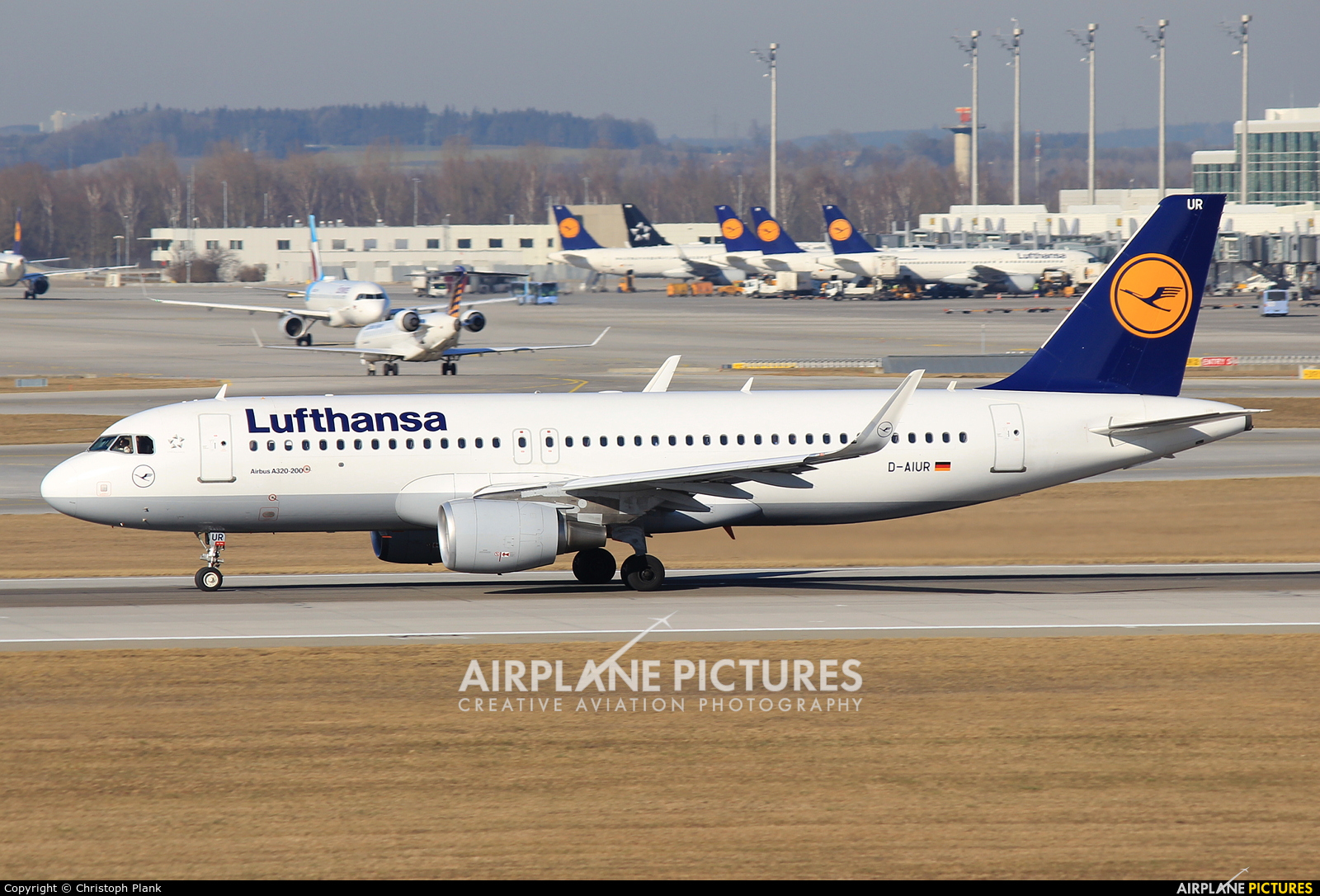 Lufthansa D-AIUR aircraft at Munich