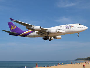 HS-TGX - Thai Airways Boeing 747-400ER