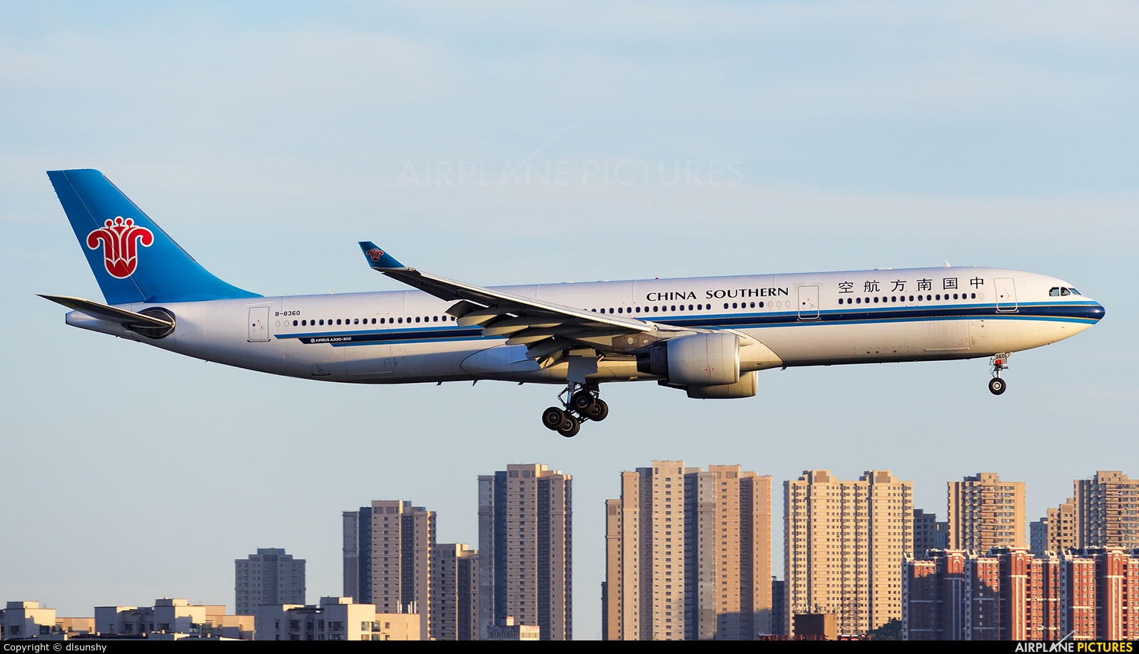 China Southern Airlines B-8360 aircraft at Dalian Zhoushuizi Int'l