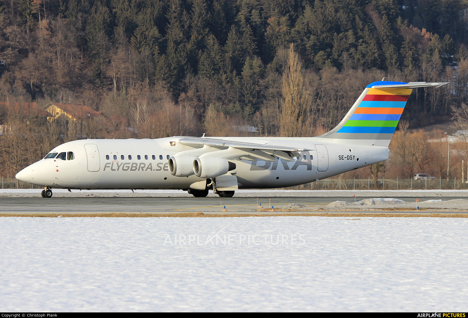 BRA (Sweden) SE-DSY aircraft at Innsbruck