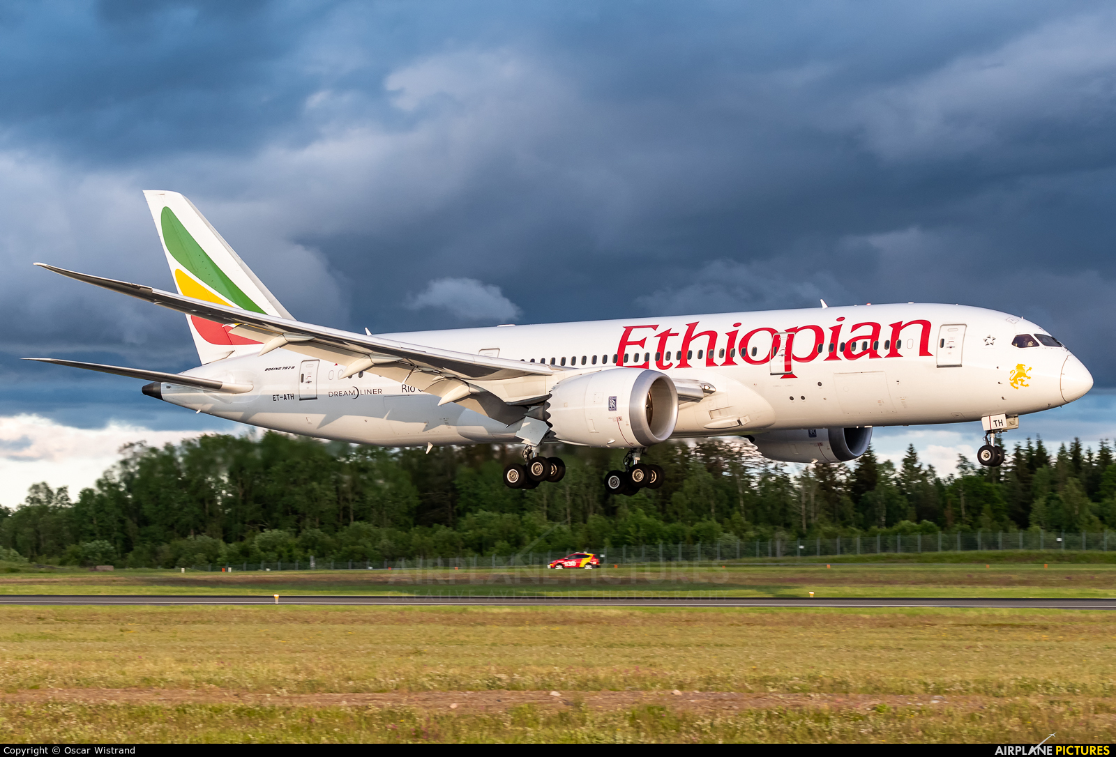 Ethiopian Airlines ET-ATH aircraft at Stockholm - Arlanda
