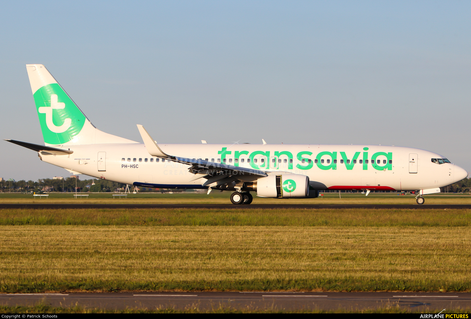 Transavia PH-HSC aircraft at Amsterdam - Schiphol