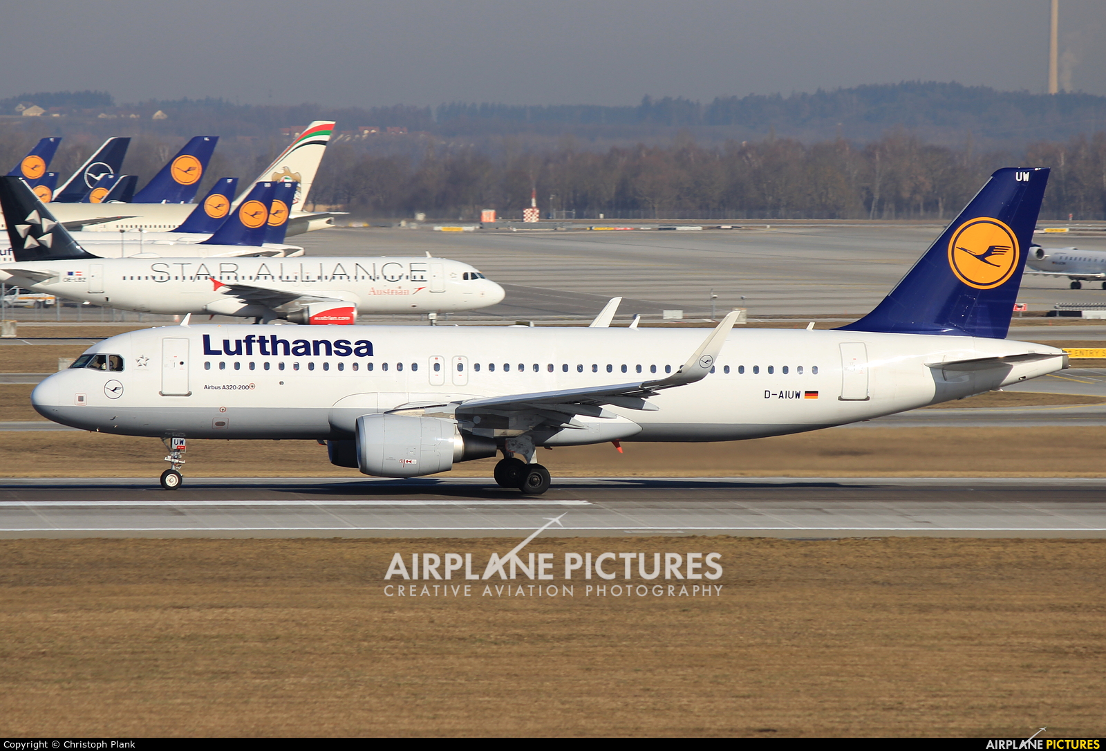 Lufthansa D-AIUW aircraft at Munich