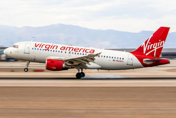 N528VA - Virgin America Airbus A319