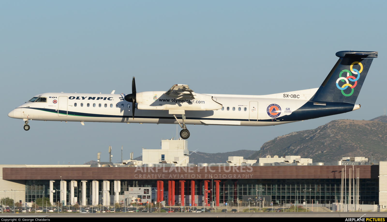 Olympic Airlines SX-OBC aircraft at Athens - Eleftherios Venizelos