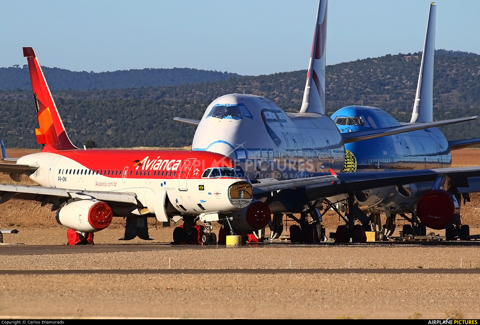 Avianca Brasil PR-ONI aircraft at Teruel