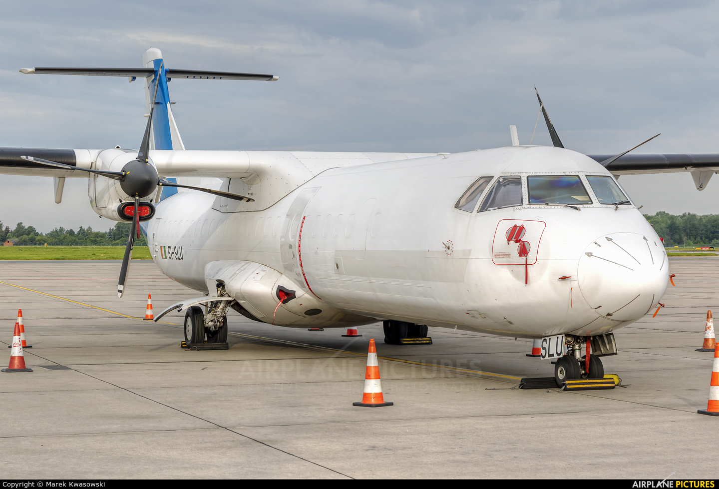 ASL Airlines EI-SLU aircraft at Warsaw - Frederic Chopin