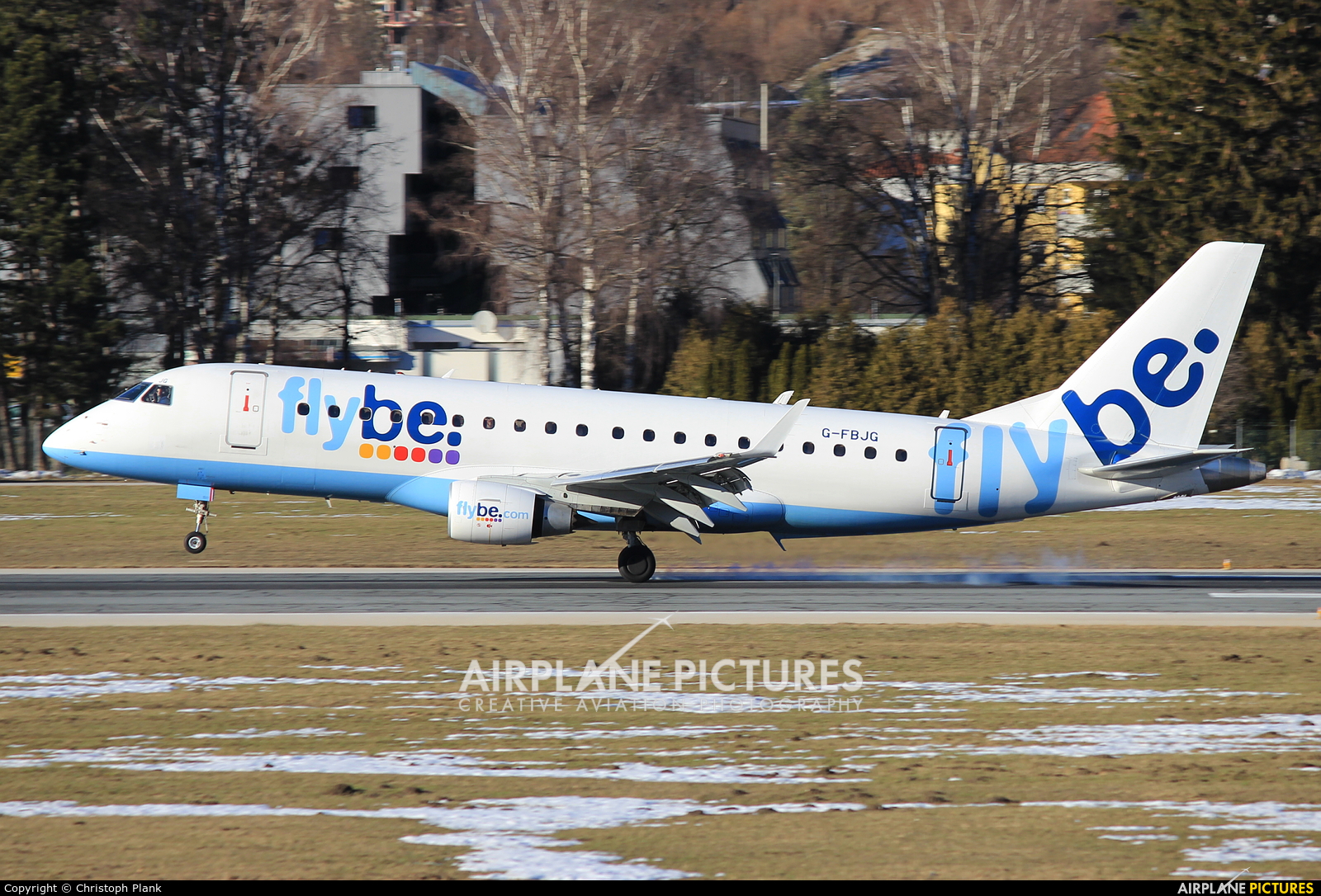 Flybe G-FBJG aircraft at Innsbruck
