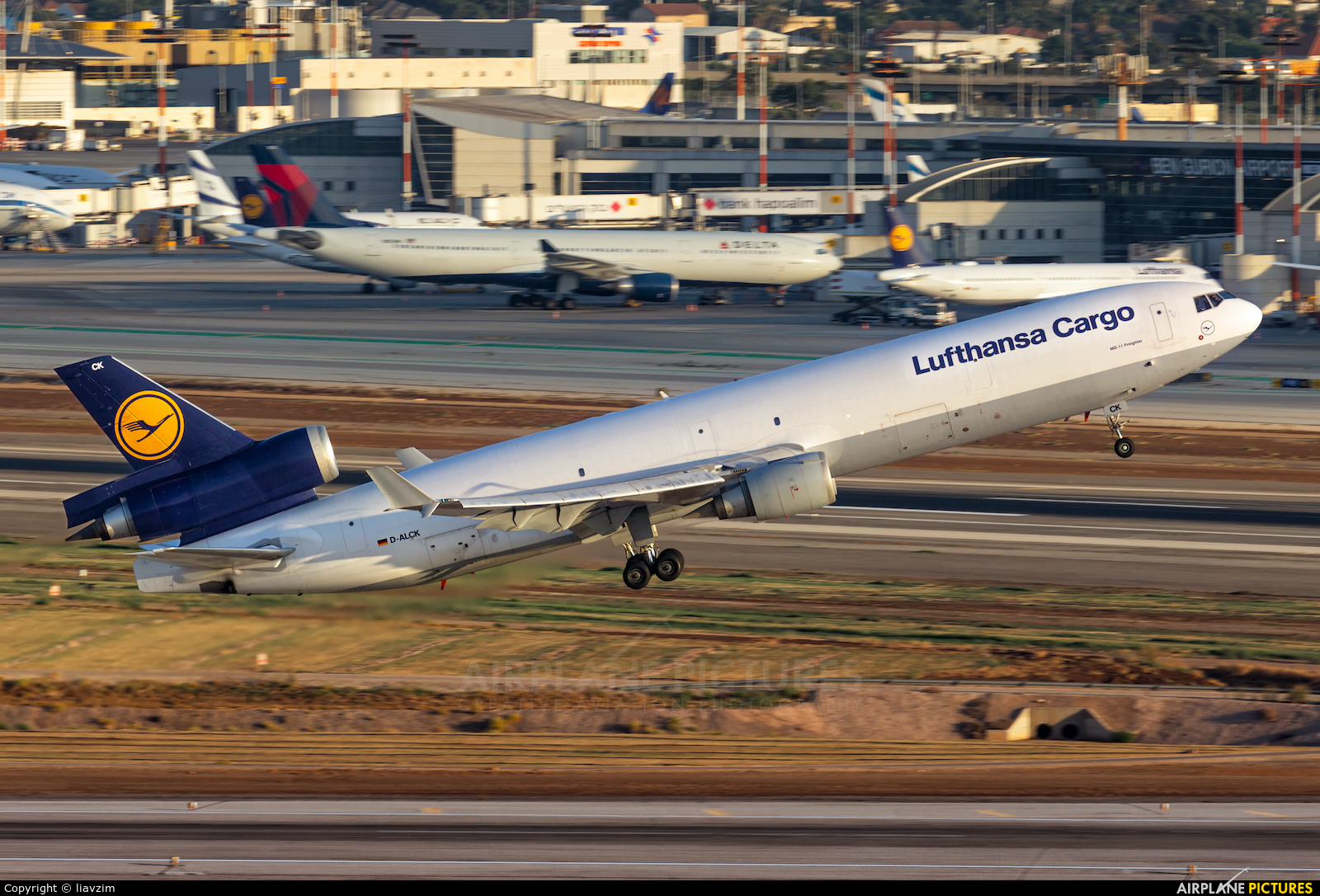 Lufthansa Cargo D-ALCK aircraft at Tel Aviv - Ben Gurion