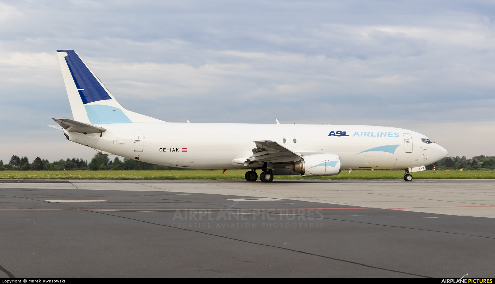 ASL Airlines Belgium OE-IAK aircraft at Warsaw - Frederic Chopin