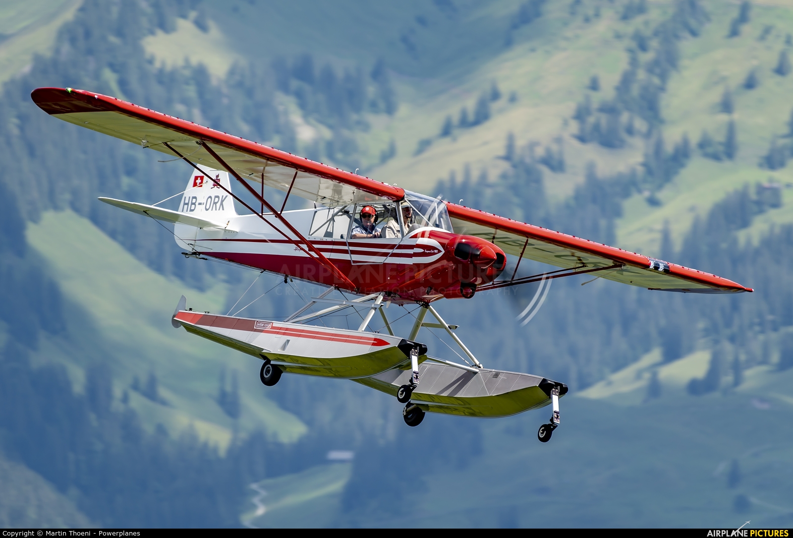 Private HB-ORK aircraft at Off Airport - Swiss Alps
