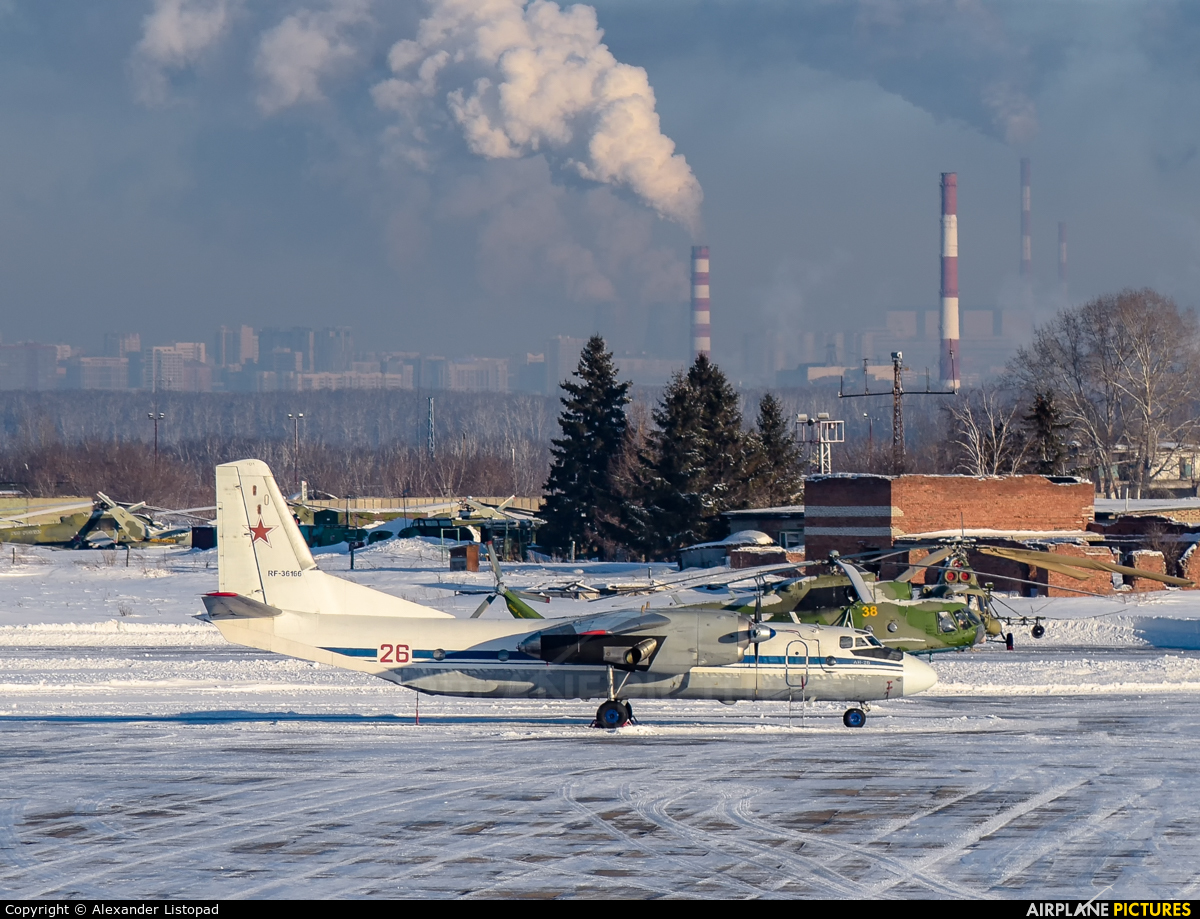 Russia - Air Force RF-36166 aircraft at Novosibirsk