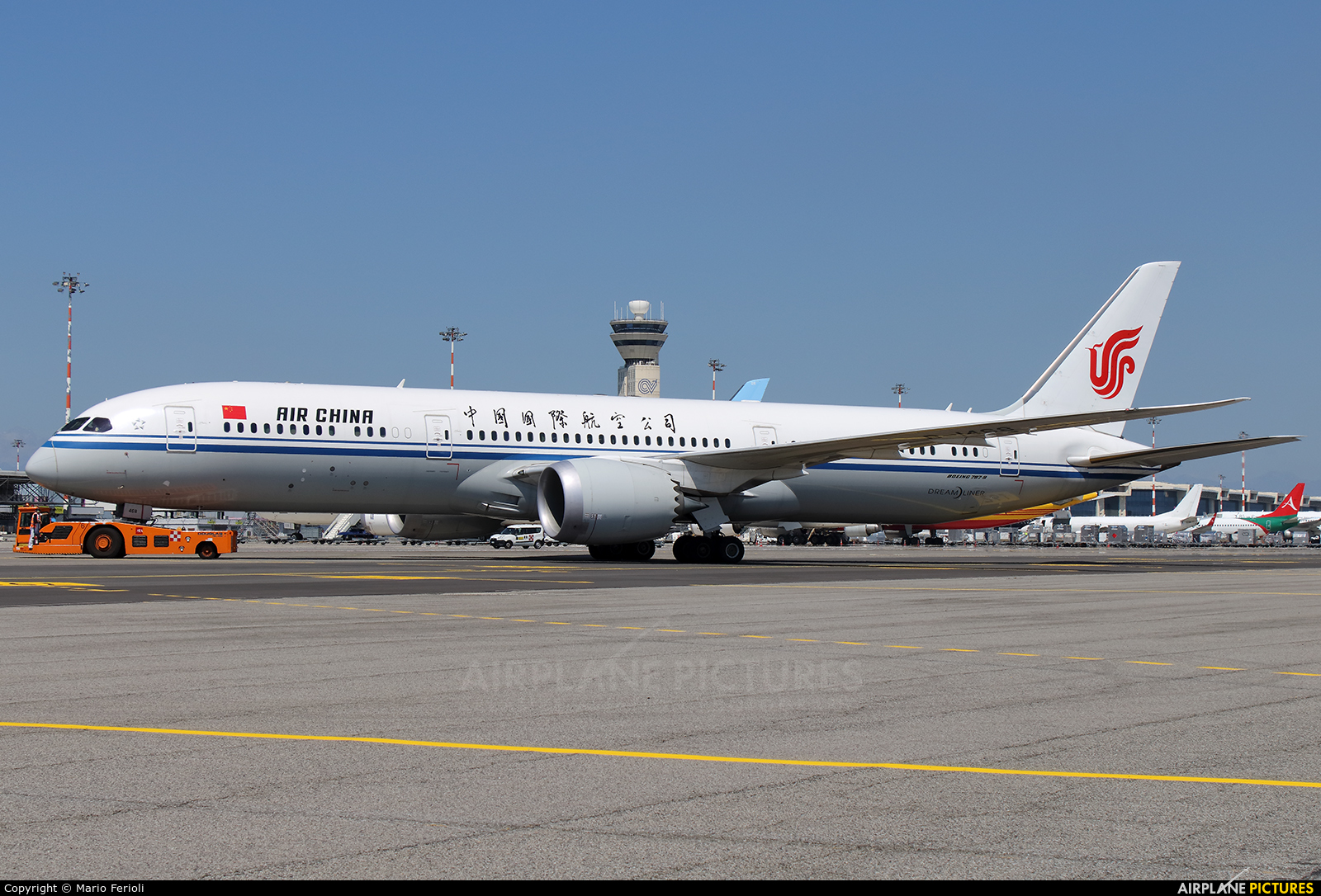 Air China B-1468 aircraft at Milan - Malpensa