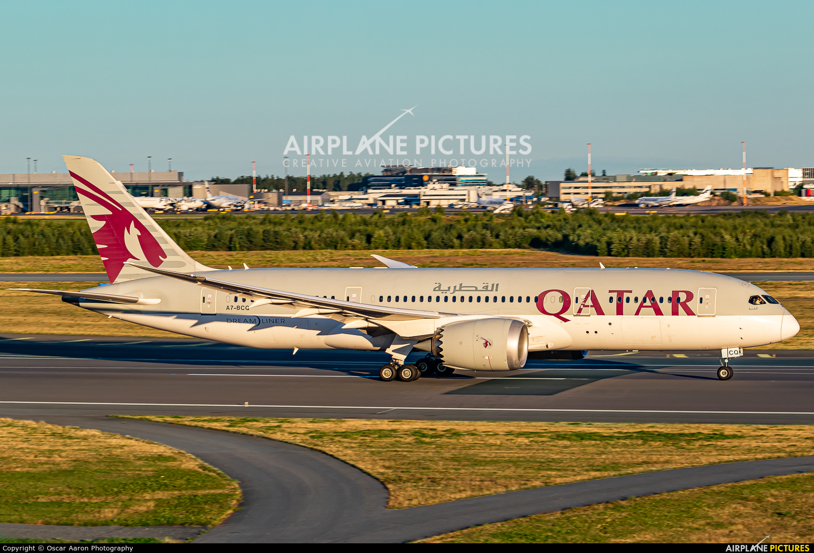 Qatar Airways A7-BCQ aircraft at Helsinki - Vantaa