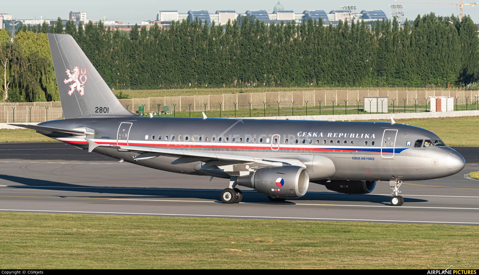 Czech - Air Force 2801 aircraft at Brussels - Zaventem
