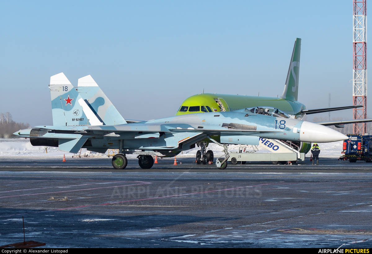 Russia - Air Force RF-92407 aircraft at Novosibirsk