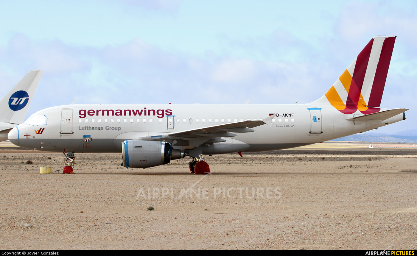 Germanwings D-AKNF aircraft at Teruel