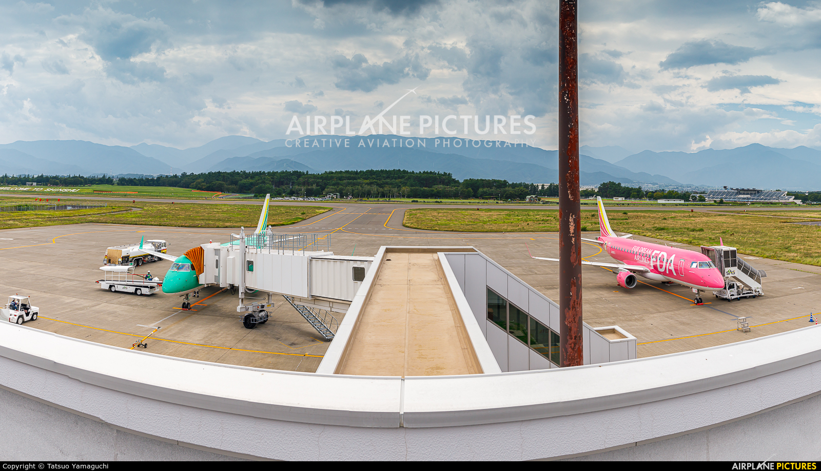 - Airport Overview JA03FJ aircraft at Shinshu - Matsumoto