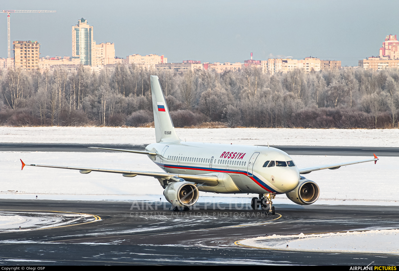 Rossiya VQ-BAR aircraft at St. Petersburg - Pulkovo