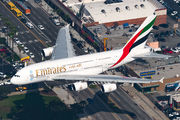 A6-EEL - Emirates Airlines Airbus A380 aircraft
