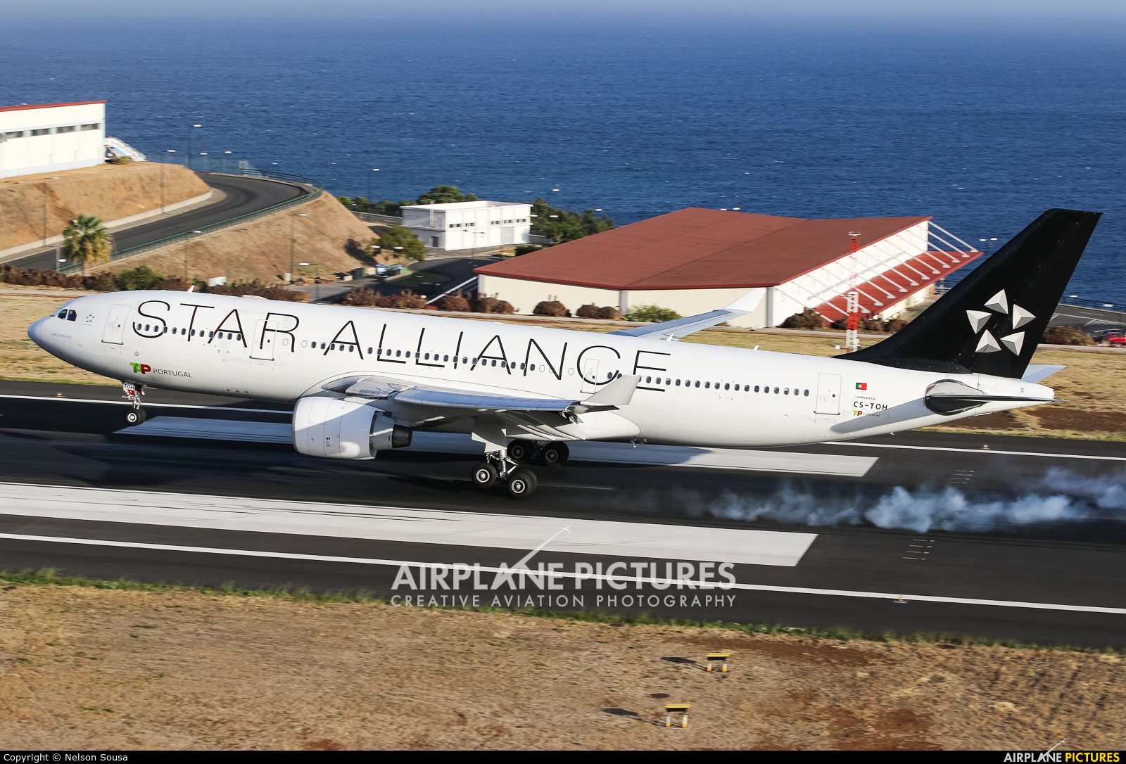 TAP Portugal CS-TOH aircraft at Madeira