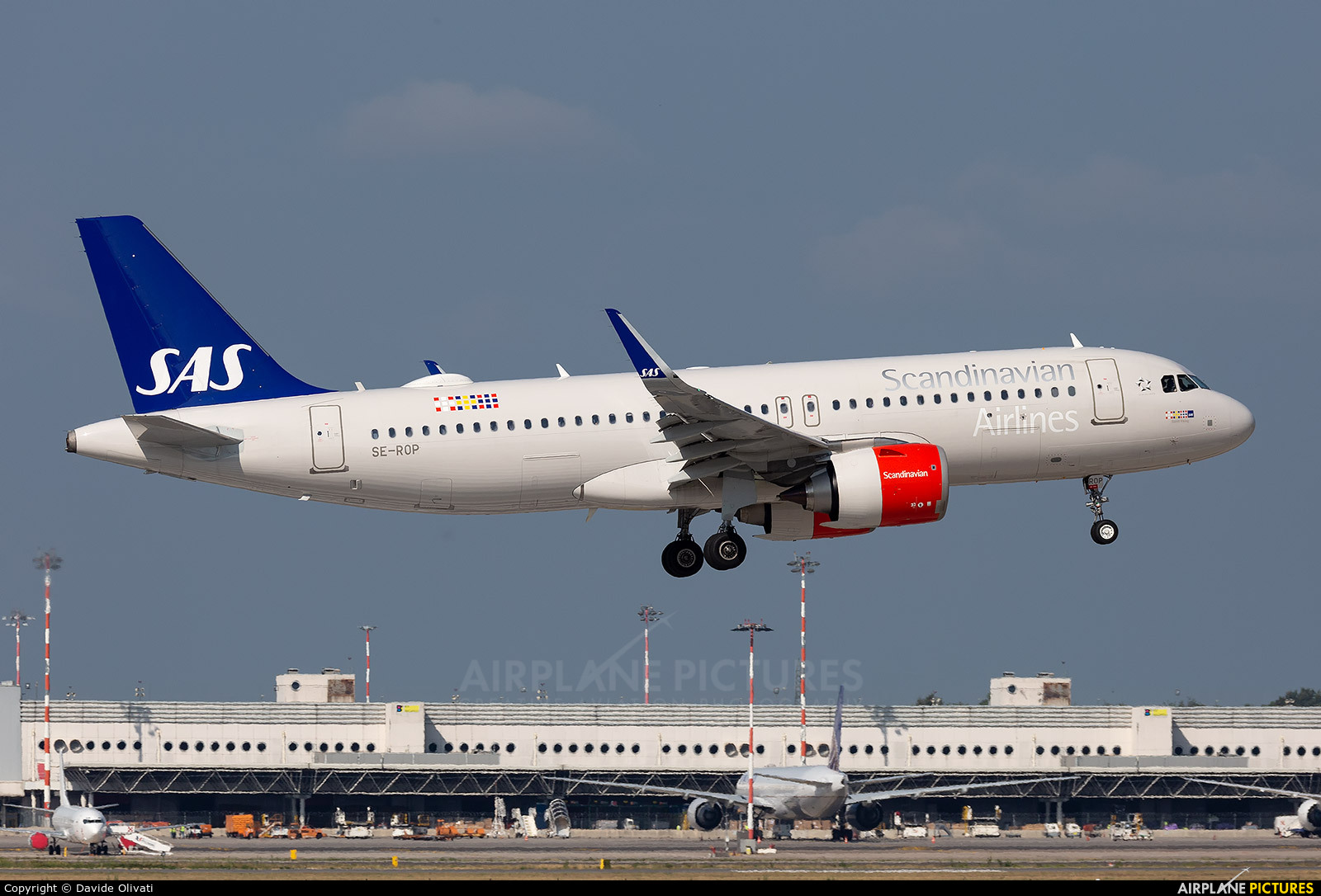 SAS - Scandinavian Airlines SE-ROP aircraft at Milan - Malpensa