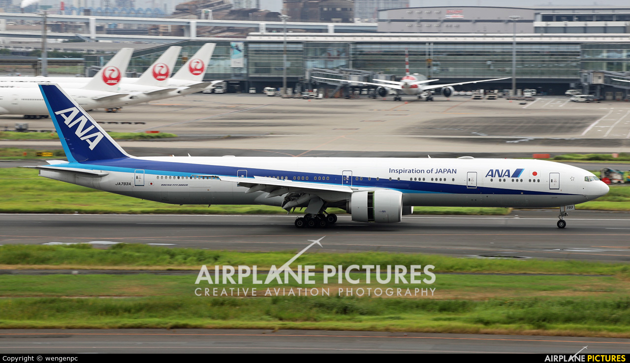 ANA - All Nippon Airways JA793A aircraft at Tokyo - Haneda Intl
