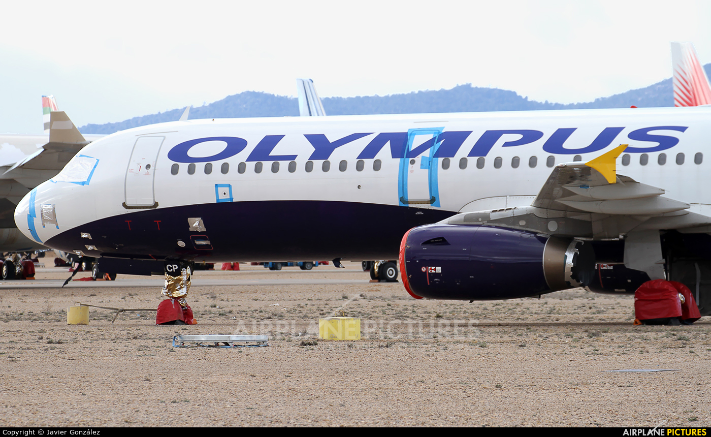 Olympus Airways SX-ACP aircraft at Teruel