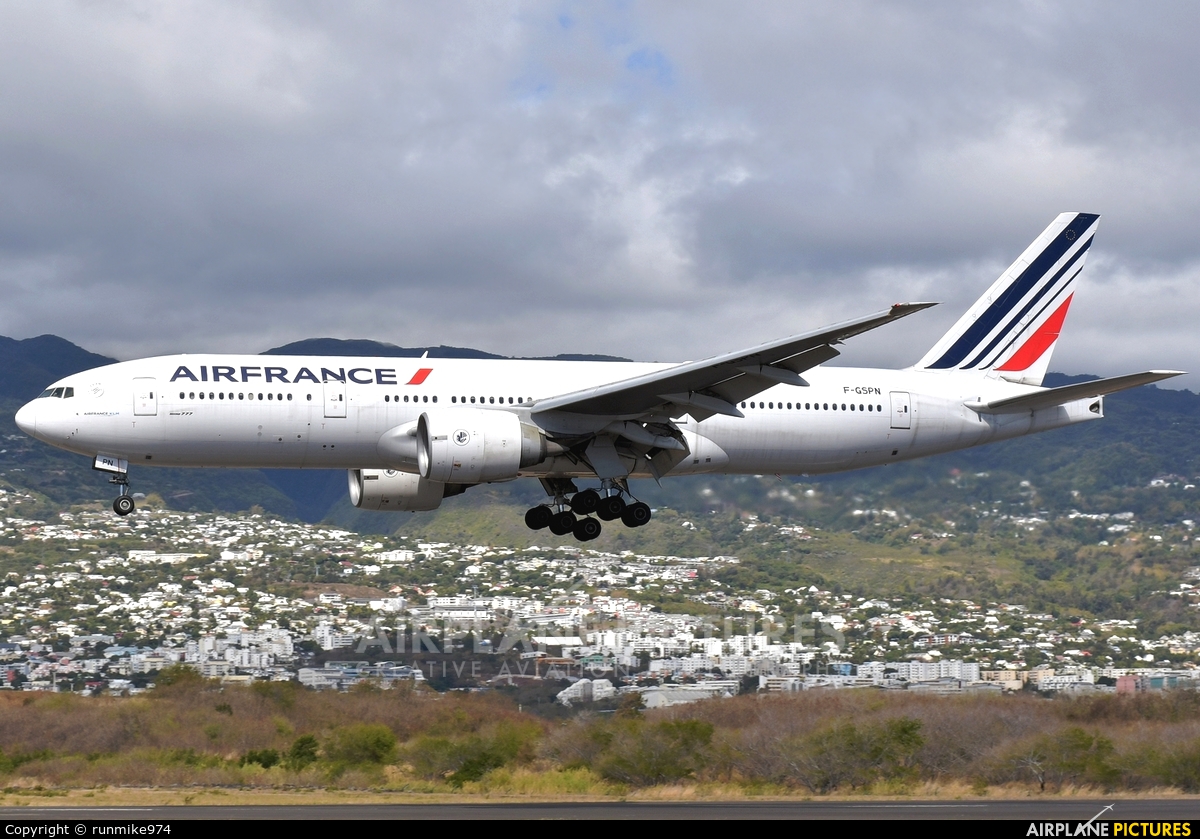 F-GSPN - Air France Boeing 777-200ER at Roland Garros - Saint-Denis | Photo  ID 1335732 