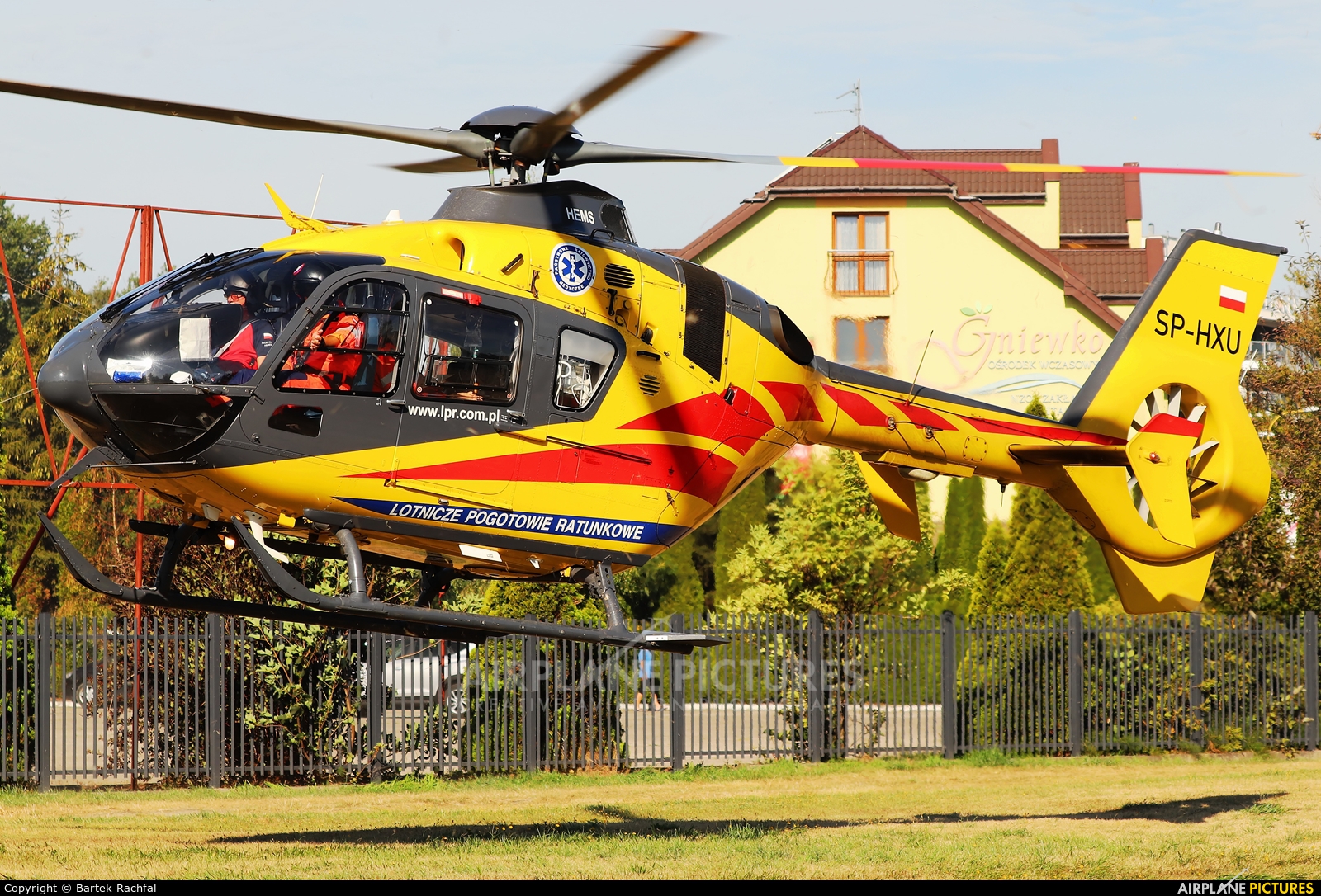 Polish Medical Air Rescue - Lotnicze Pogotowie Ratunkowe SP-HXU aircraft at Darłowo