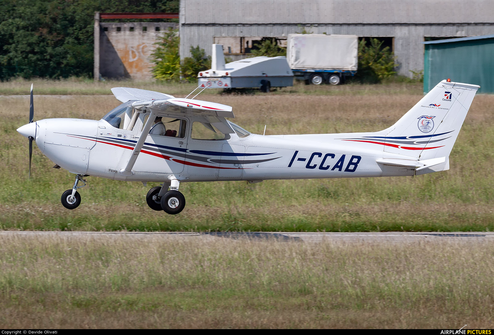 Private I-CCAB aircraft at Verona - Boscomantico