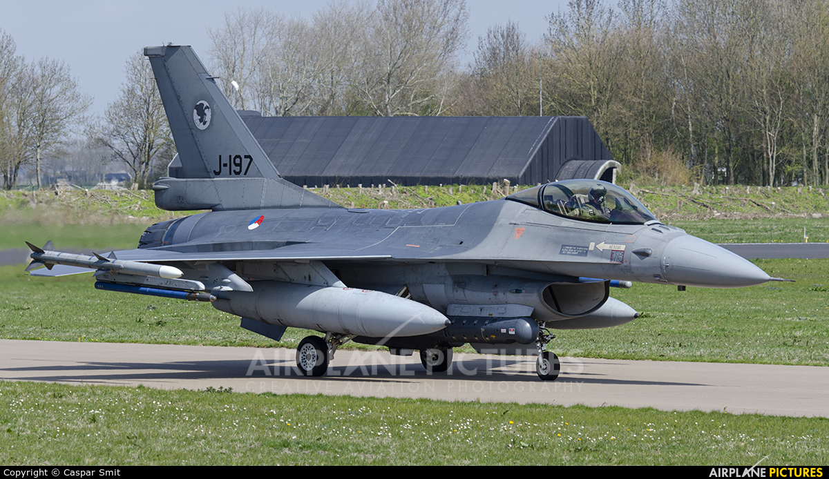 Netherlands - Air Force J-197 aircraft at Leeuwarden