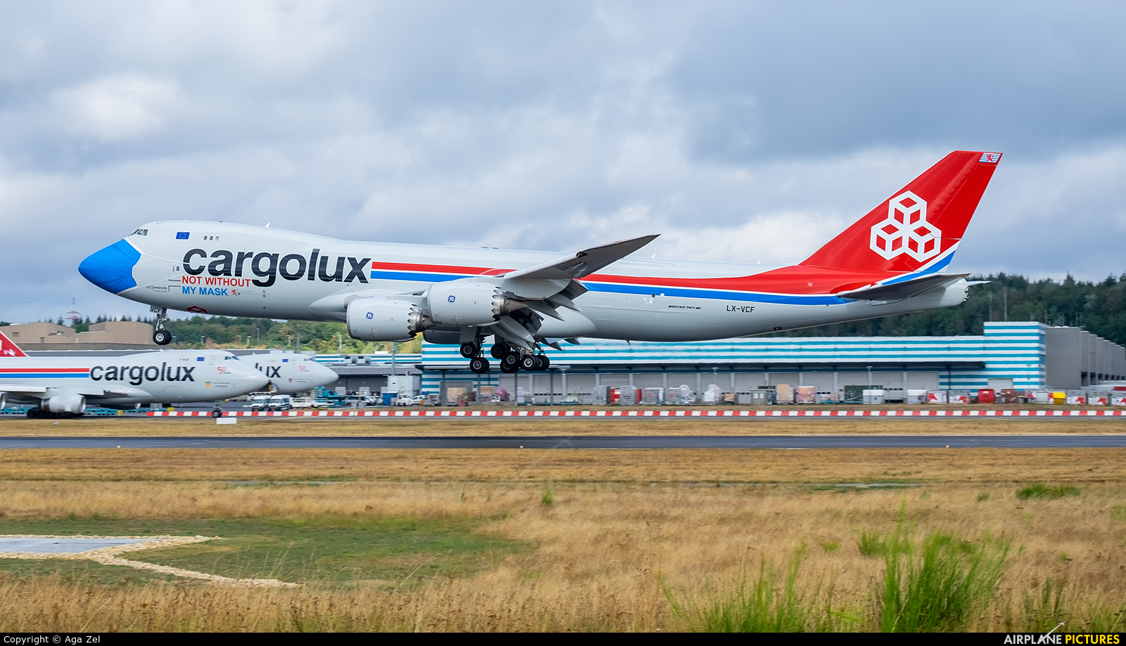 Cargolux LX-VCF aircraft at Luxembourg - Findel