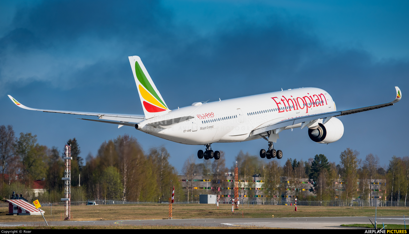 Ethiopian Airlines ET-AVD aircraft at Oslo - Gardermoen