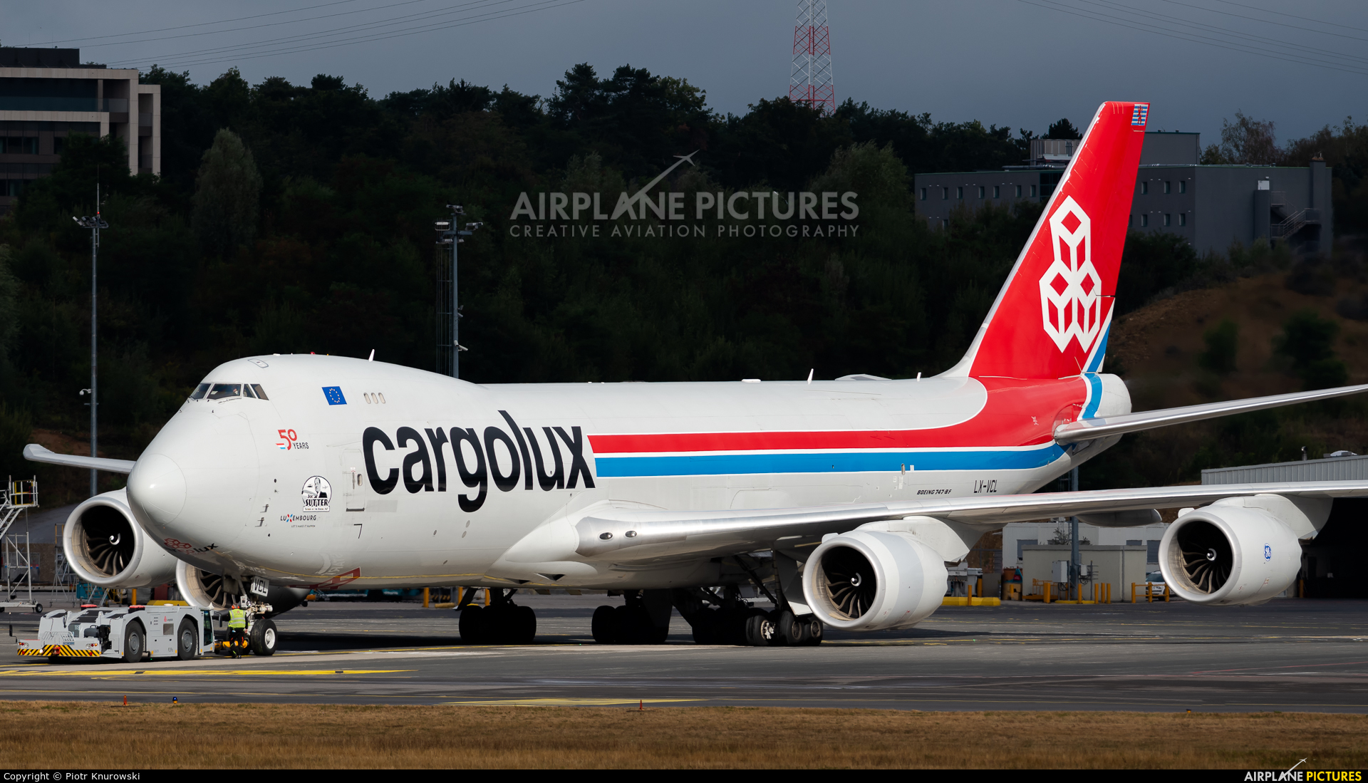 Cargolux LX-VCL aircraft at Luxembourg - Findel