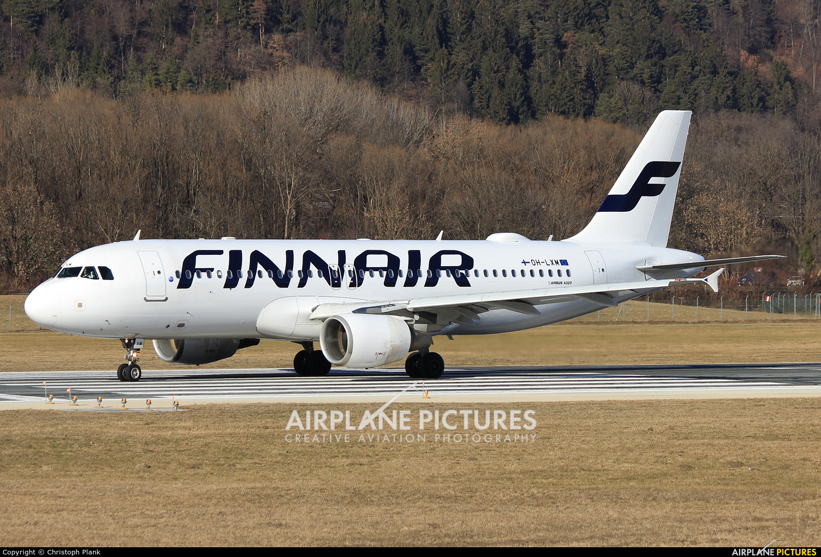 Finnair OH-LXM aircraft at Innsbruck
