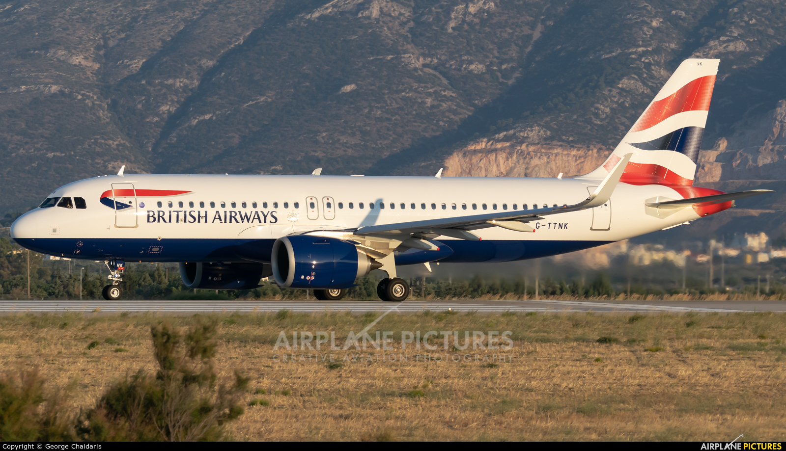 British Airways G-TTNK aircraft at Athens - Eleftherios Venizelos