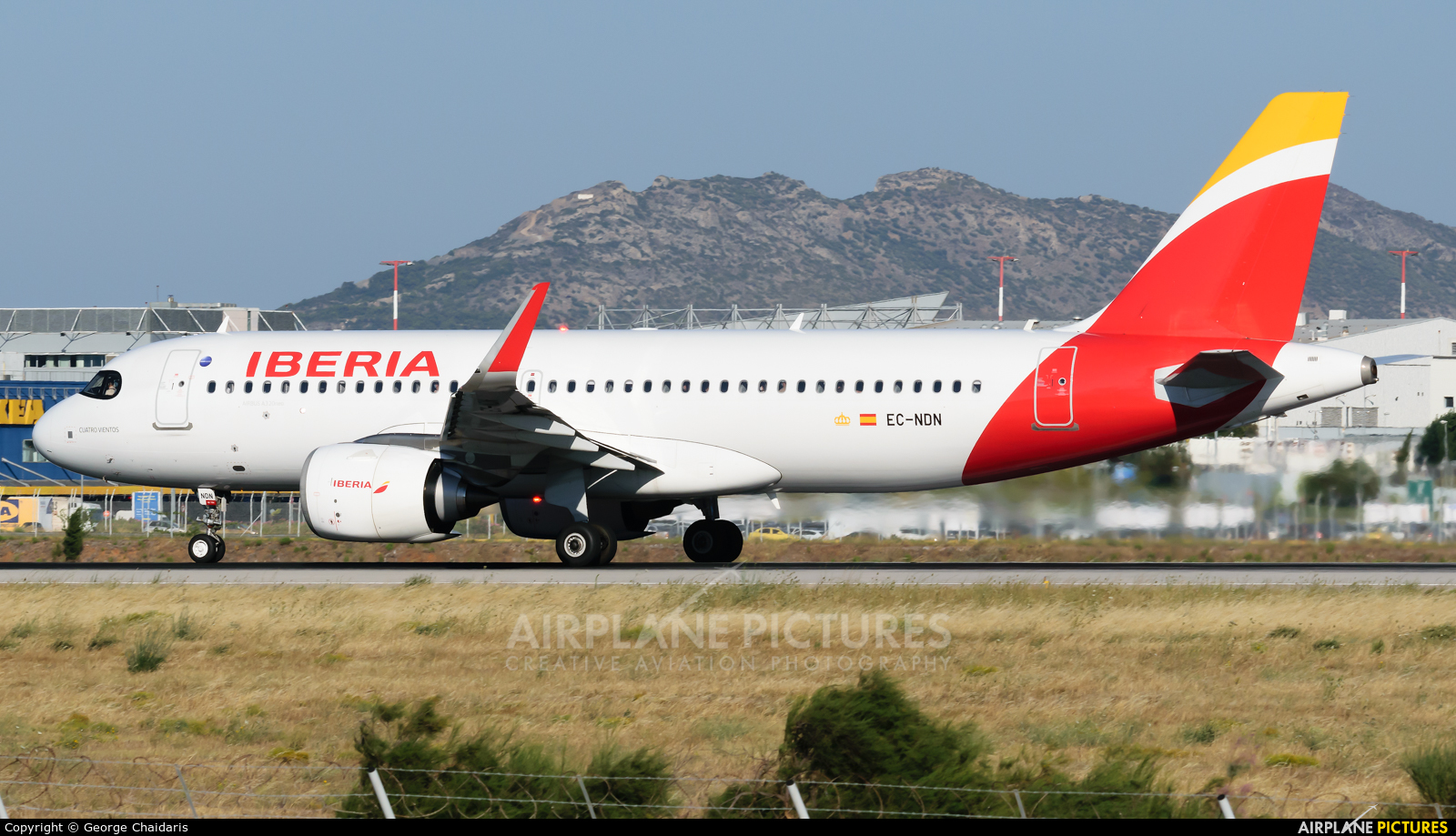 Iberia EC-NDN aircraft at Athens - Eleftherios Venizelos
